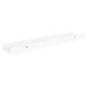 Stylish Wall Shelves 4 pcs White 40x9x3 cm - HipoMarket