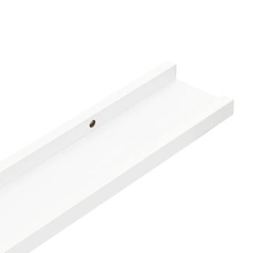 Stylish Wall Shelves 4 pcs White 40x9x3 cm - HipoMarket