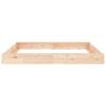 Sandbox with Seats - Square Solid Wood Pine | Hipo Market