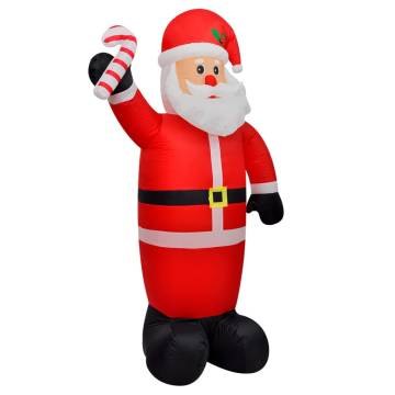 Inflatable Santa Claus with LEDs - 120 cm | Hipomarket