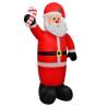 Inflatable Santa Claus with LEDs - 120 cm | Hipomarket