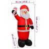 Inflatable Santa Claus with LEDs - 120 cm | Hipomarket