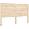 Solid Pine Bed Headboard 126x4x100 cm - Fashionable Design