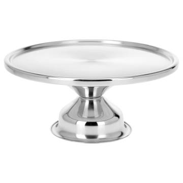 Excellent Houseware Cake Plate - 33 cm Stainless Steel