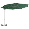 Outdoor Umbrella with Portable Base - Green Parasol