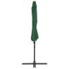 Outdoor Umbrella with Portable Base - Green Parasol