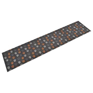 Kitchen Rug Washable Paws 60x300 cm Velvet - Soft & Durable