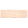 Wall Shelf 160x50 cm - Untreated Solid Oak Wood | HipoMarket