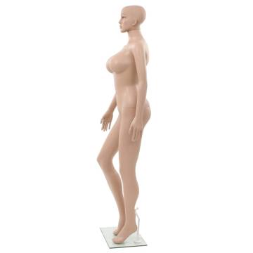 Female Mannequin with Glass Base Beige 180 cm - HipoMarket