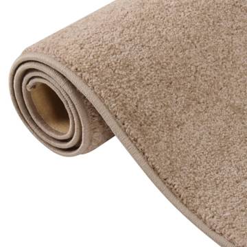 Elegant Brown Short Pile Rug 240x340 cm - Hipomarket