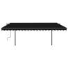 Manual Retractable Awning 5x3 m Anthracite | HipoMarket