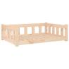 Comfortable Solid Pine Dog Bed - 95.5x65.5x28 cm