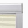 Pleated Blind Cream MK08 - Stylish & UV Resistant