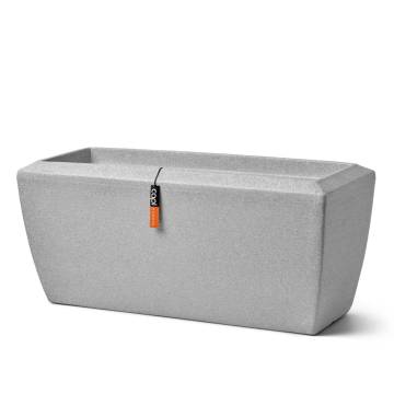 Capi Planter Arc Granite Rectangle - Ivory 90x35x40 cm