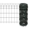 Garden Border Fence Powder-coated Iron 25x0.65 m Colour green Size 25 x 0.65 m Quantity in Package 1 