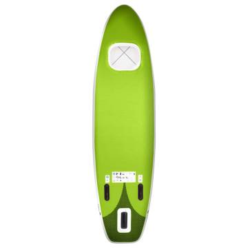 Inflatable Stand Up Paddle Board Set Green - 330x76x10 cm