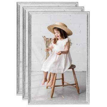 Photo Frames Collage 3 pcs Silver - 21x29.7 cm | HipoMarket