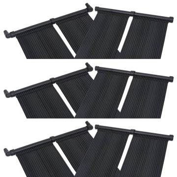 Solar Pool Heater Panel Set - 6 pcs | Hipomarket UK