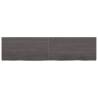 Dark Brown Solid Oak Table Top - 160x40 cm | HipoMarket