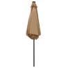 Parasol with LED Lights & Aluminium Pole 270 cm - Taupe