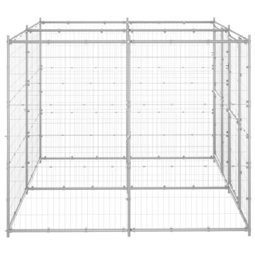 Outdoor Dog Kennel Galvanised Steel - Safe Play Paradise