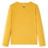 Kids' Long Sleeve T-shirt Ochre 140 - Affordable Quality