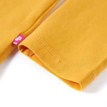 Kids' Long Sleeve T-shirt Ochre 140 - Affordable Quality