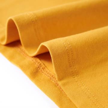 Kids' Long Sleeve T-shirt Ochre 140 - Affordable Quality