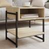 Coffee Table Sonoma Oak 40x40x45 cm Engineered Wood Colour sonoma oak Quantity in Package 1 