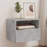 TV Wall Cabinets 2 pcs Concrete Grey 40x30x30 cm Engineered Wood Colour concrete grey Quantity in Package 2 Width 40 cm 