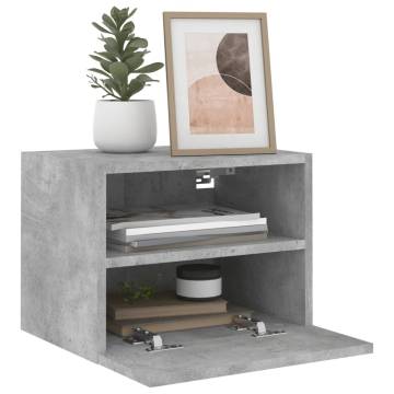 TV Wall Cabinets 2 pcs Concrete Grey - Stylish & Space-Saving