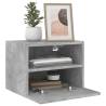 TV Wall Cabinets 2 pcs Concrete Grey - Stylish & Space-Saving