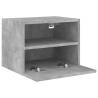 TV Wall Cabinets 2 pcs Concrete Grey - Stylish & Space-Saving