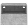 TV Wall Cabinets 2 pcs Concrete Grey - Stylish & Space-Saving