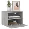 Stylish Grey Sonoma TV Wall Cabinets - 2 pcs, Engineered Wood