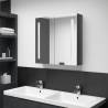 LED Bathroom Mirror Cabinet Shining Grey 62x14x60 cm Colour shining grey Size 62 x 14 x 60 cm Quantity in Package 1 