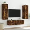 Smoked Oak LED TV Wall Cabinet - 60x35x31 cm | HipoMarket