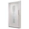 Stylish Front Door White 108x200 cm - Secure Your Home | HipoMarket