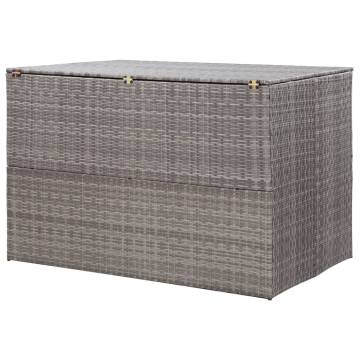 Grey Garden Storage Box 150x100x100 cm - Durable & Stylish