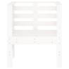 Stylish White Garden Chairs - 2 pcs Solid Pine - Hipo Market