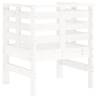 Stylish White Garden Chairs - 2 pcs Solid Pine - Hipo Market