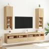 LED TV Cabinets 2 pcs Sonoma Oak | Stylish & Practical Design