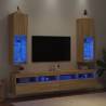 LED TV Cabinets 2 pcs Sonoma Oak | Stylish & Practical Design