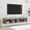 Stylish TV Cabinets with LED Lights - Grey Sonoma | HipoMarket