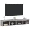 Stylish TV Cabinets with LED Lights - Grey Sonoma | HipoMarket