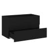 2 Piece Bathroom Furniture Set - Stylish Black Design