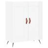 High Gloss White Sideboard - 69.5x34x90 cm | Hipo Market