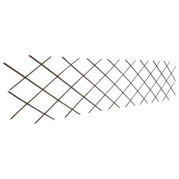 Willow Trellis Fences - 5 Pcs 180x60 cm | Hipomarket UK