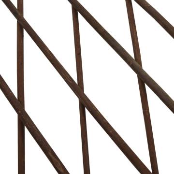 Willow Trellis Fences - 5 Pcs 180x60 cm | Hipomarket UK