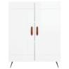 High Gloss White Sideboard - 69.5x34x90 cm | Hipo Market